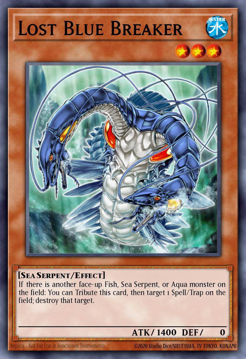 Lost Blue Breaker Secret Rare GENF-EN083 Generation Force Yugioh card