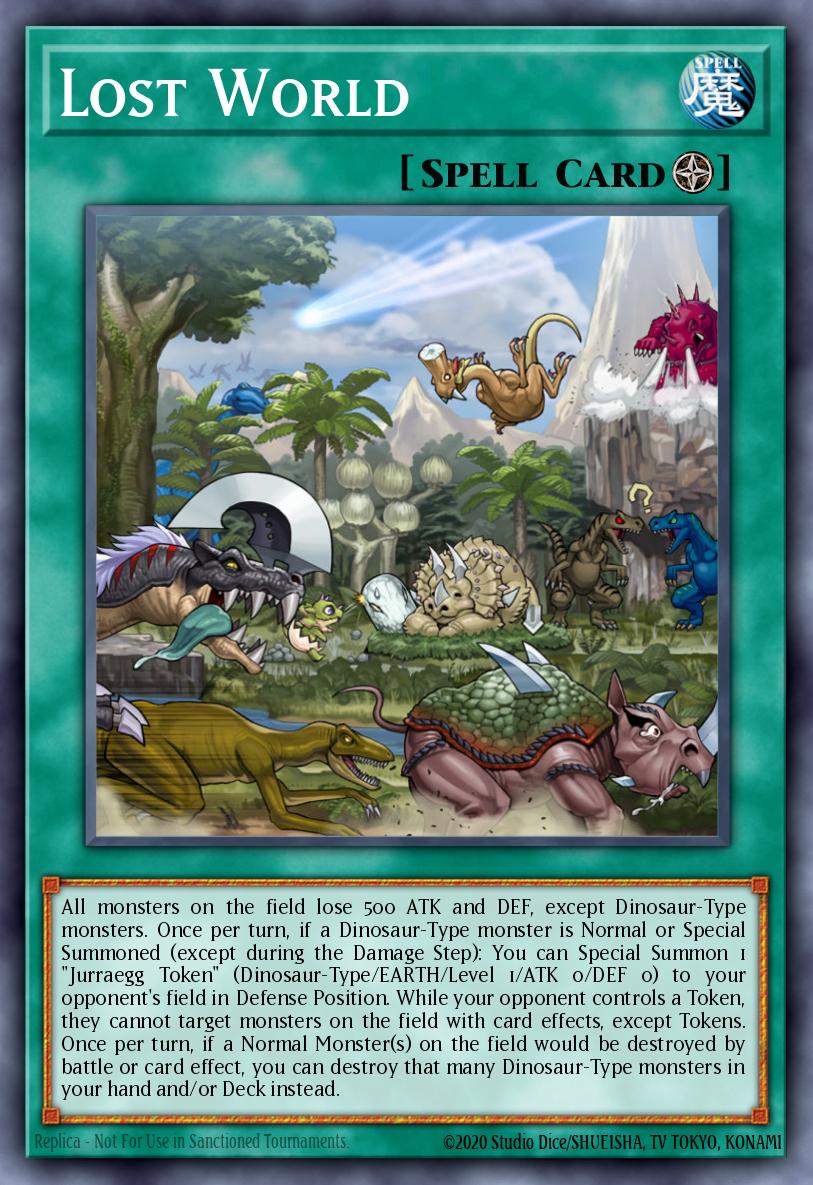 Lost World Super Rare SR04-EN021 Dinosmashers Fury Structure Deck Yugioh card