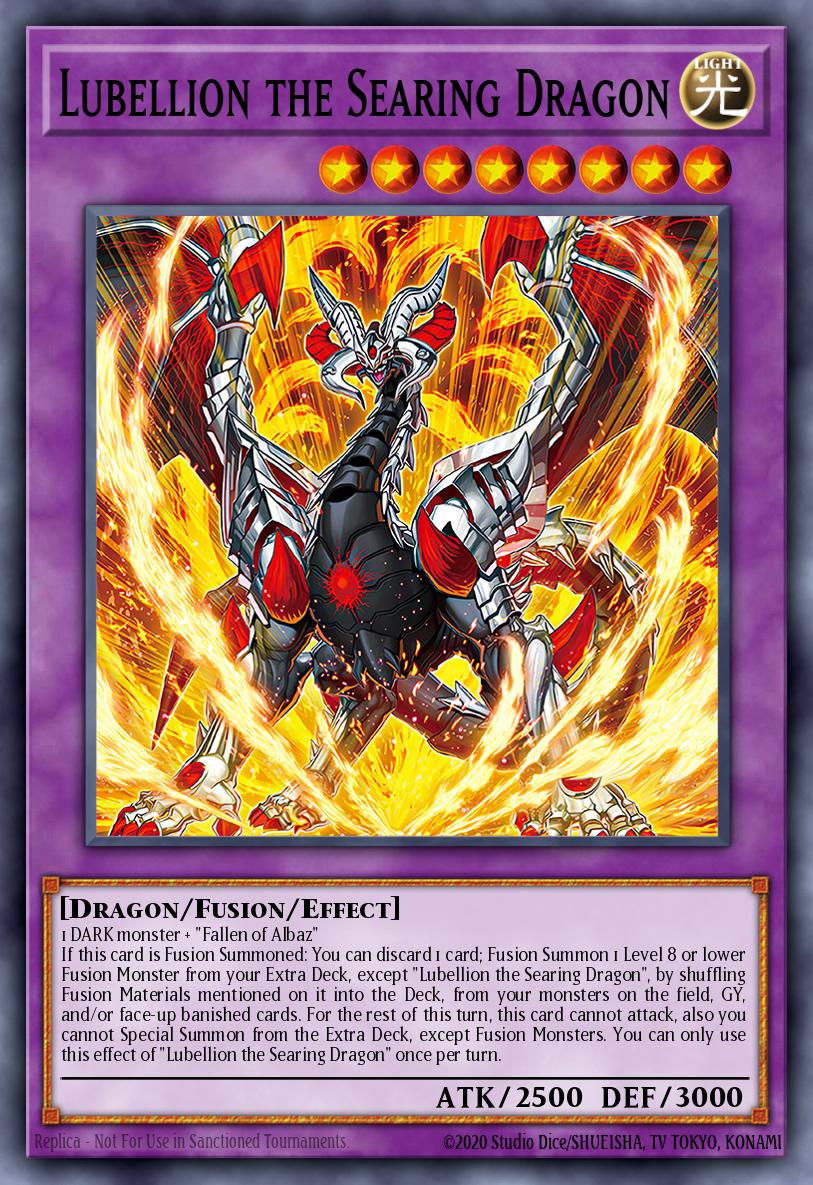 Lubellion the Searing Dragon Ultra Rare CH01-EN044 THE CHRONICLES DECK: The Fallen & The Virtuous (All-Foil Edition) Yugioh card