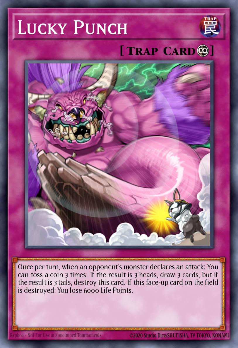 Lucky Punch Short Print REDU-EN080 Return of the Duelist Yugioh card