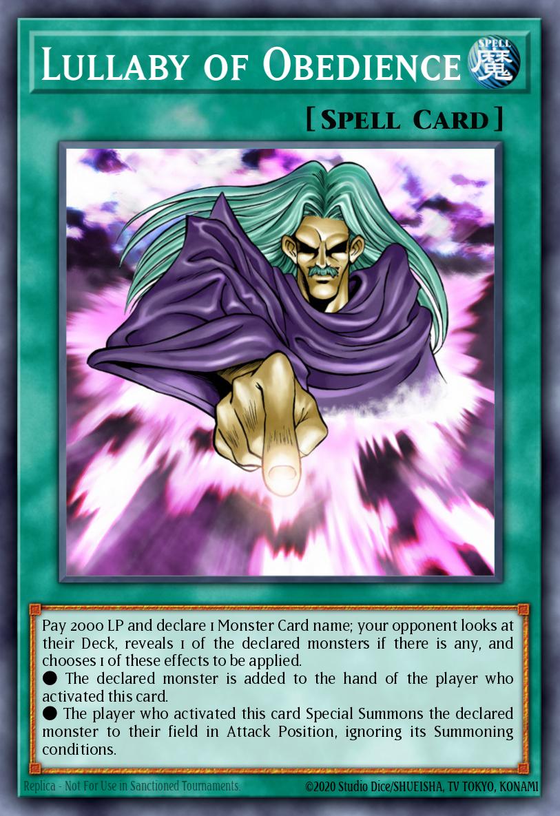 Lullaby of Obedience Ultra Rare KC01-EN044 25th Anniversary Ultimate Kaiba Set Yugioh card