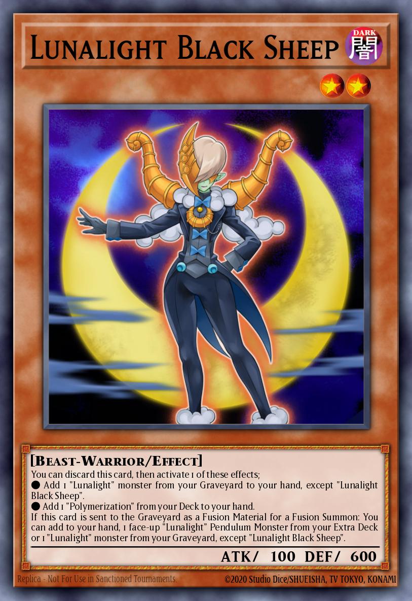 Lunalight Black Sheep Common SHVI-EN011 Shining Victories Yugioh card