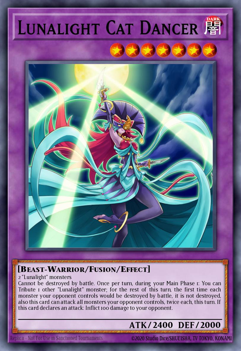Lunalight Cat Dancer Common LED4-EN052 Legendary Duelists Sisters of the Rose Yugioh card