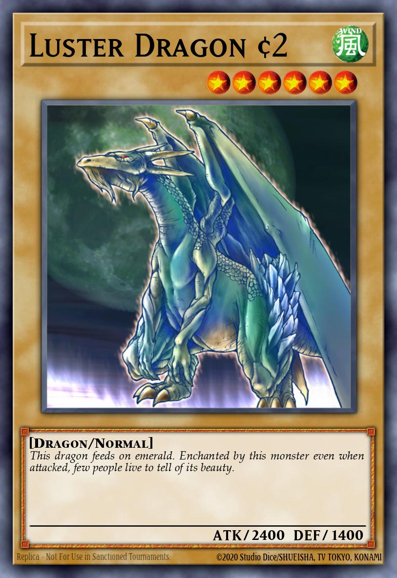 Luster Dragon #2 Common DB2-EN165 Dark Beginning 2 Yugioh card