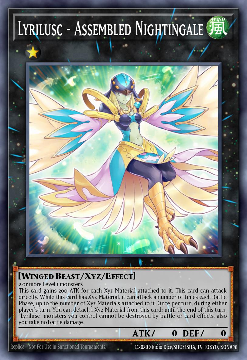 Lyrilusc - Assembled Nightingale Rare LED8-EN045 Legendary Duelists Synchro Storm Yugioh card