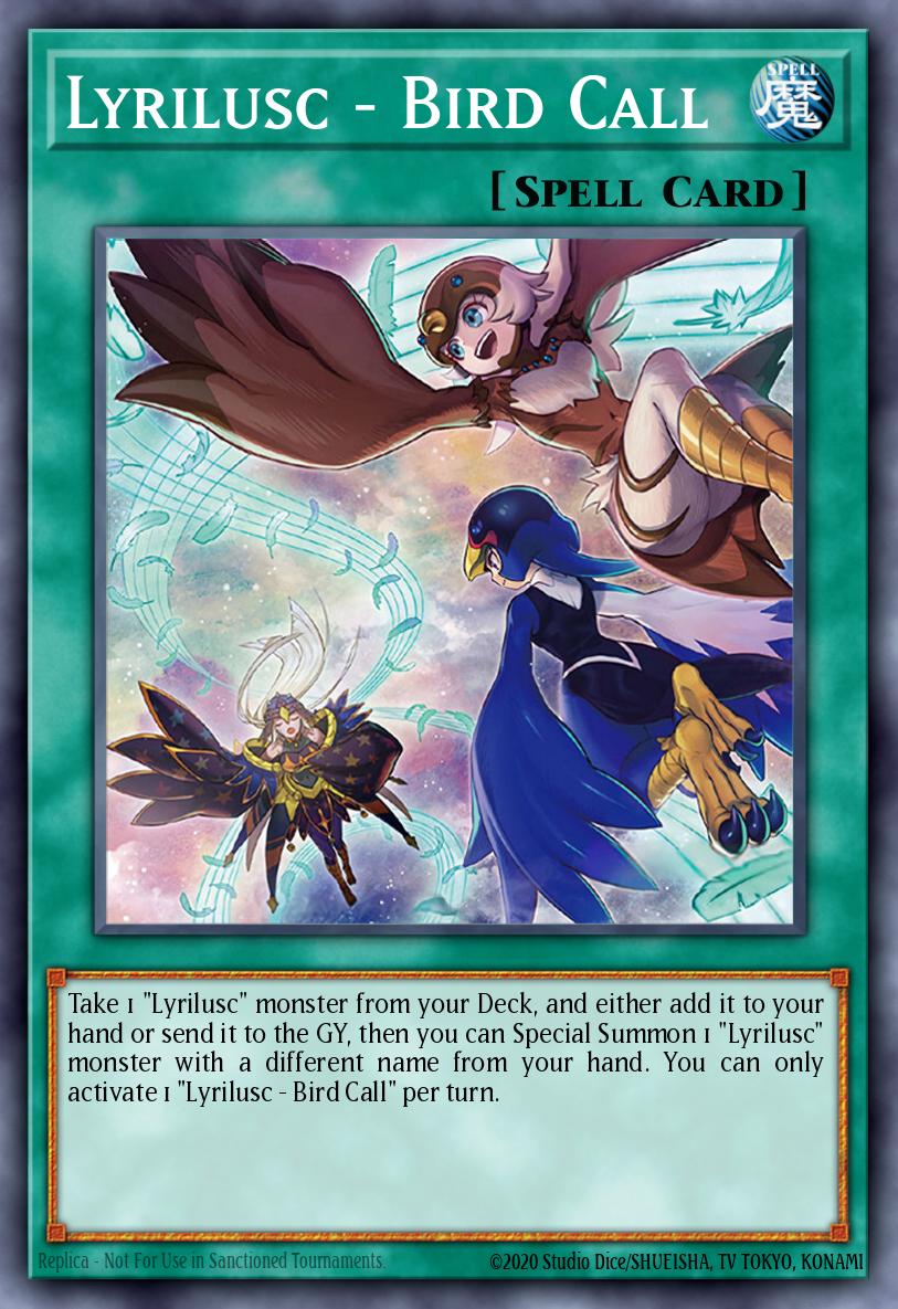 Lyrilusc - Bird Call Ultra Rare LED8-EN039 Legendary Duelists Synchro Storm Yugioh card