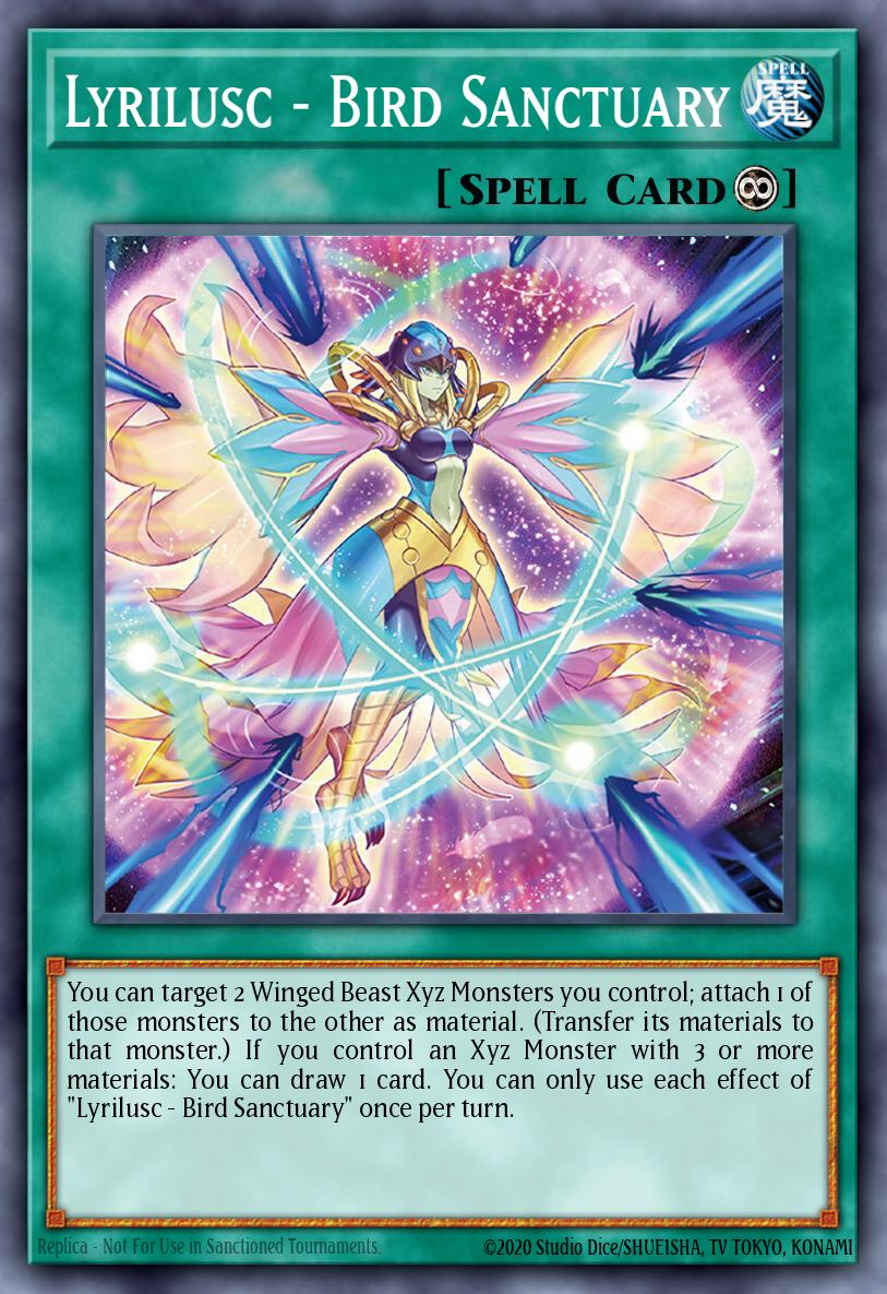 Lyrilusc - Bird Sanctuary Super Rare LED8-EN040 Legendary Duelists Synchro Storm Yugioh card