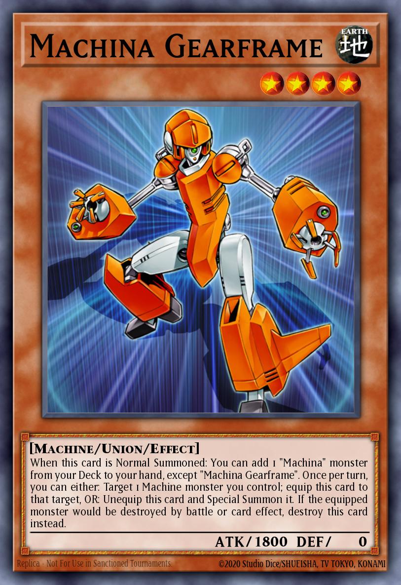 Machina Gearframe Super Rare SDMM-EN002 Machina Mayhem Structure Deck Yugioh card