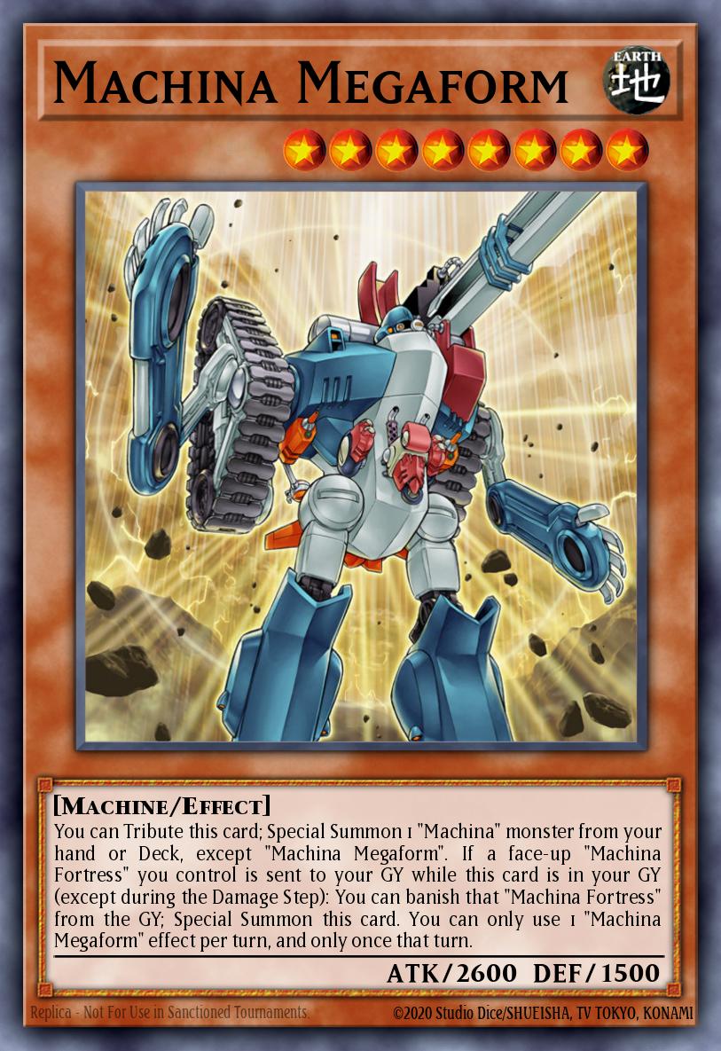 Machina Megaform Common SR10-EN008 Structure Deck Mechanized Madness Yugioh card