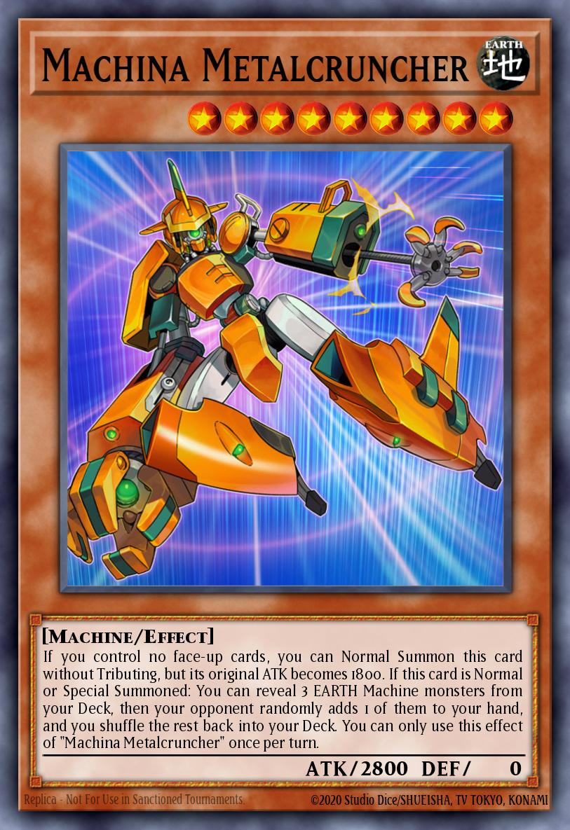 Machina Metalcruncher Prismatic Secret Rare MP21-EN094 2021 Tin of Ancient Battles Yugioh card