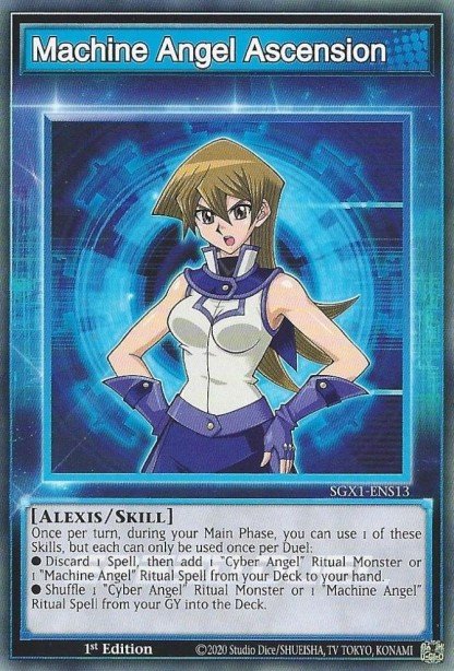 Machine Angel Ascension Common SGX1-ENS13 Speed Duel GX Duel Academy Box Yugioh card