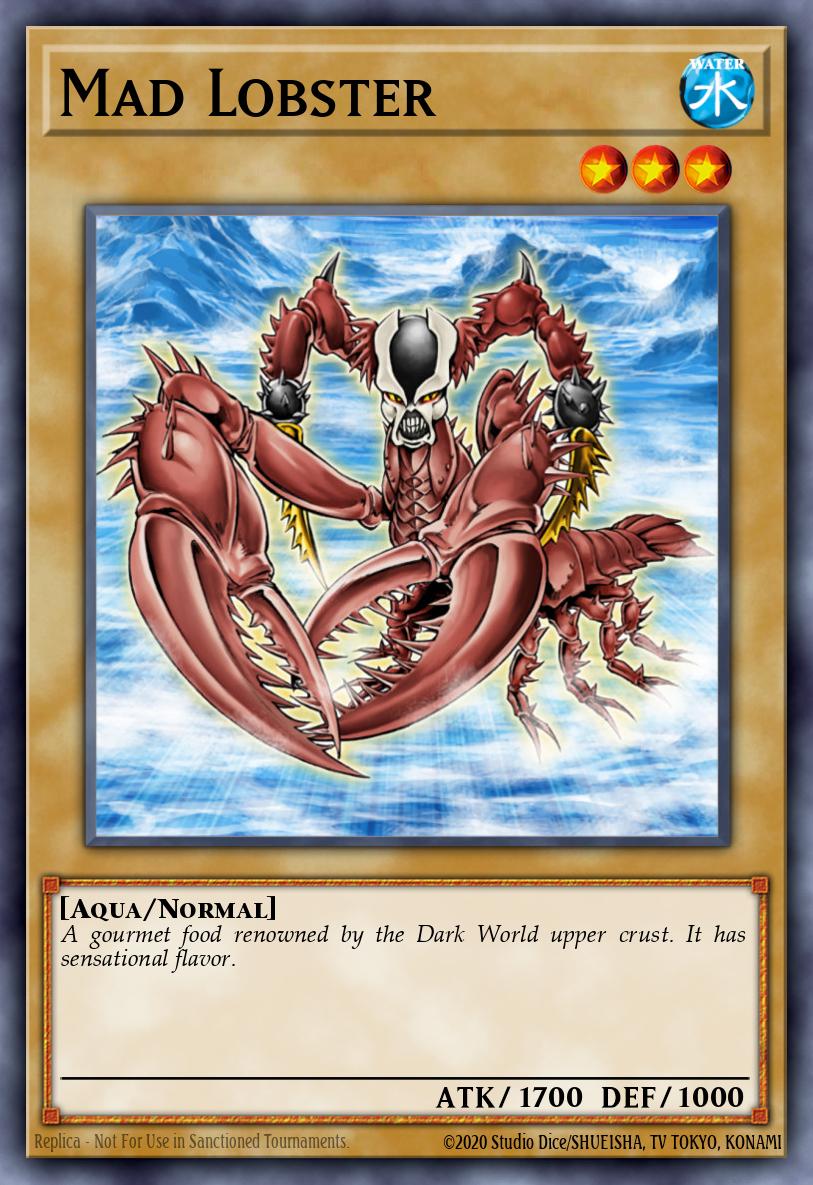 Mad Lobster Common CRV-EN003 Cybernetic Revolution Yugioh card