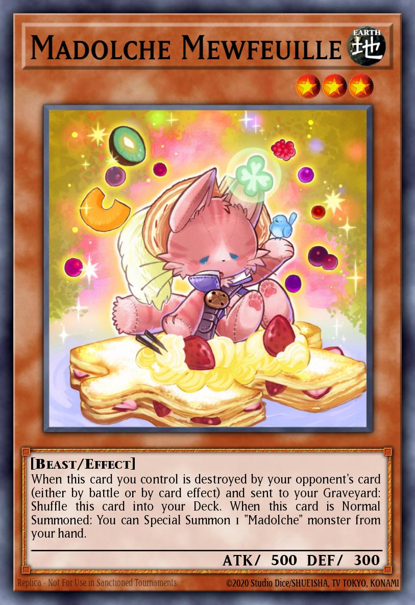 Madolche Mewfeuille Common REDU-EN021 Return of the Duelist Yugioh card