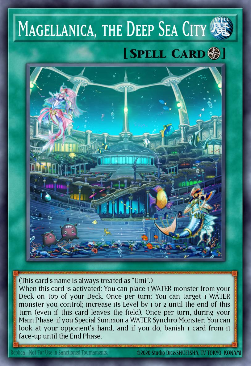 Magellanica the Deep Sea City Common MP21-EN141 2021 Tin of Ancient Battles Yugioh card