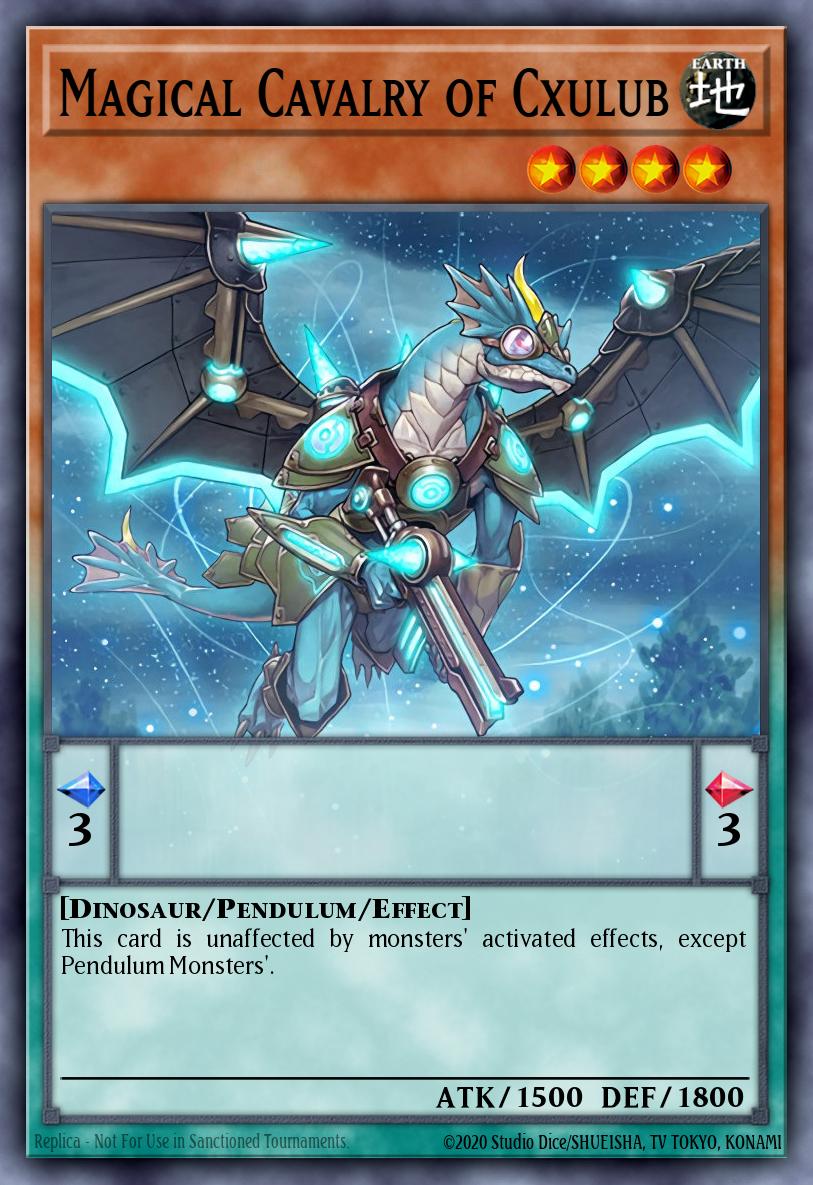 Magical Cavalry of Cxulub Rare SHVI-EN000 Shining Victories Yugioh card