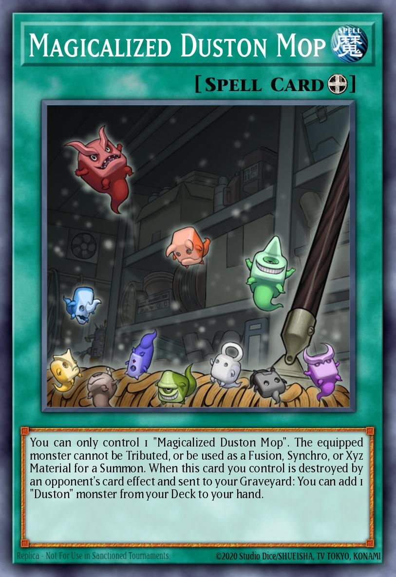 Magicalized Duston Mop Short Print SHSP-EN069 Shadow Specters Yugioh card