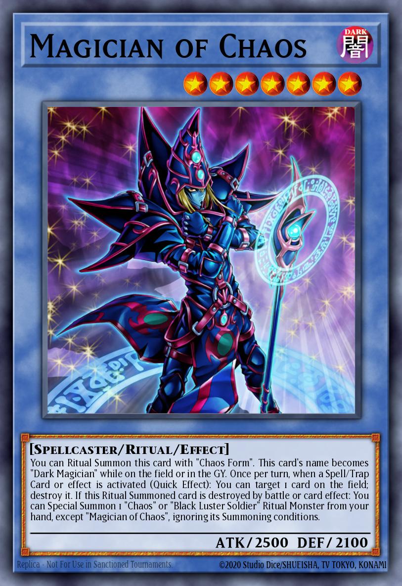 Magician of Chaos Ultra Rare MP25-EN266 2025 Mega-Pack Tin Yugioh card