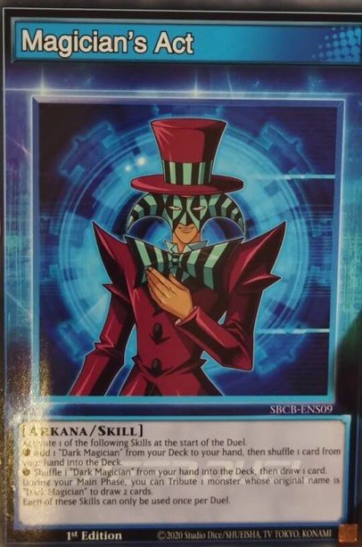 Magicians Act Common SBCB-ENS09 Speed Duel Battle City Box Yugioh card
