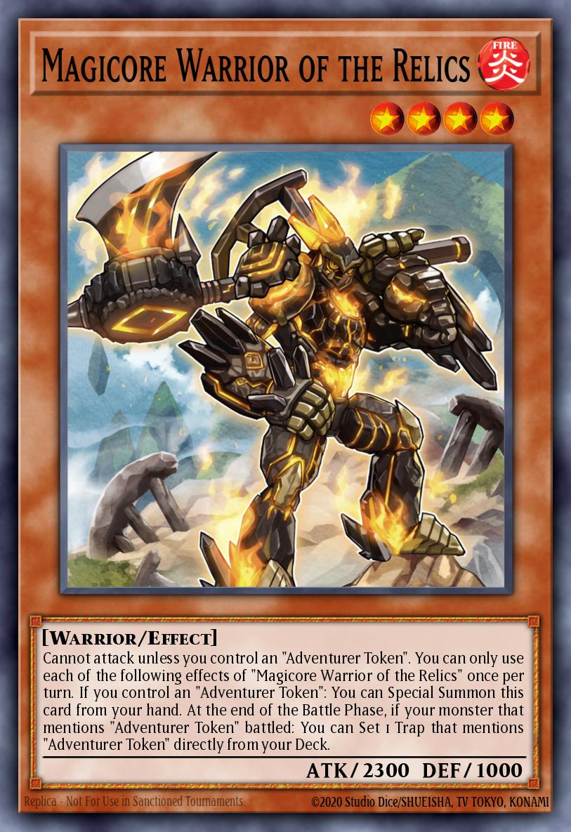 Magicore Warrior of the Relics Ultra Rare MP23-EN266 25th Anniversary Tin Dueling Heroes Mega Pack Yugioh card