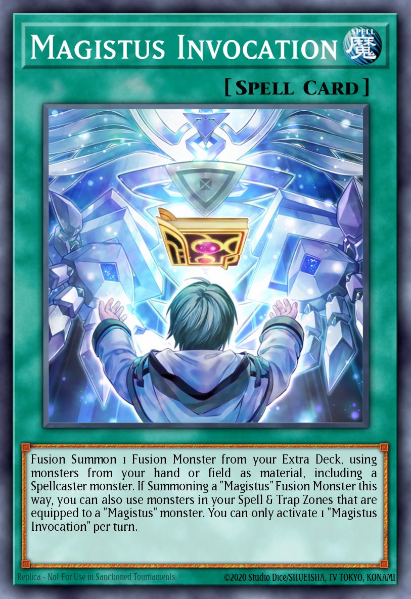 Magistus Invocation Rare GEIM-EN011 Genesis Impact Yugioh card