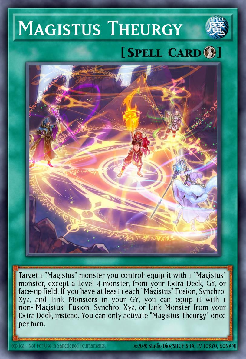 Magistus Theurgy Rare GEIM-EN010 Genesis Impact Yugioh card
