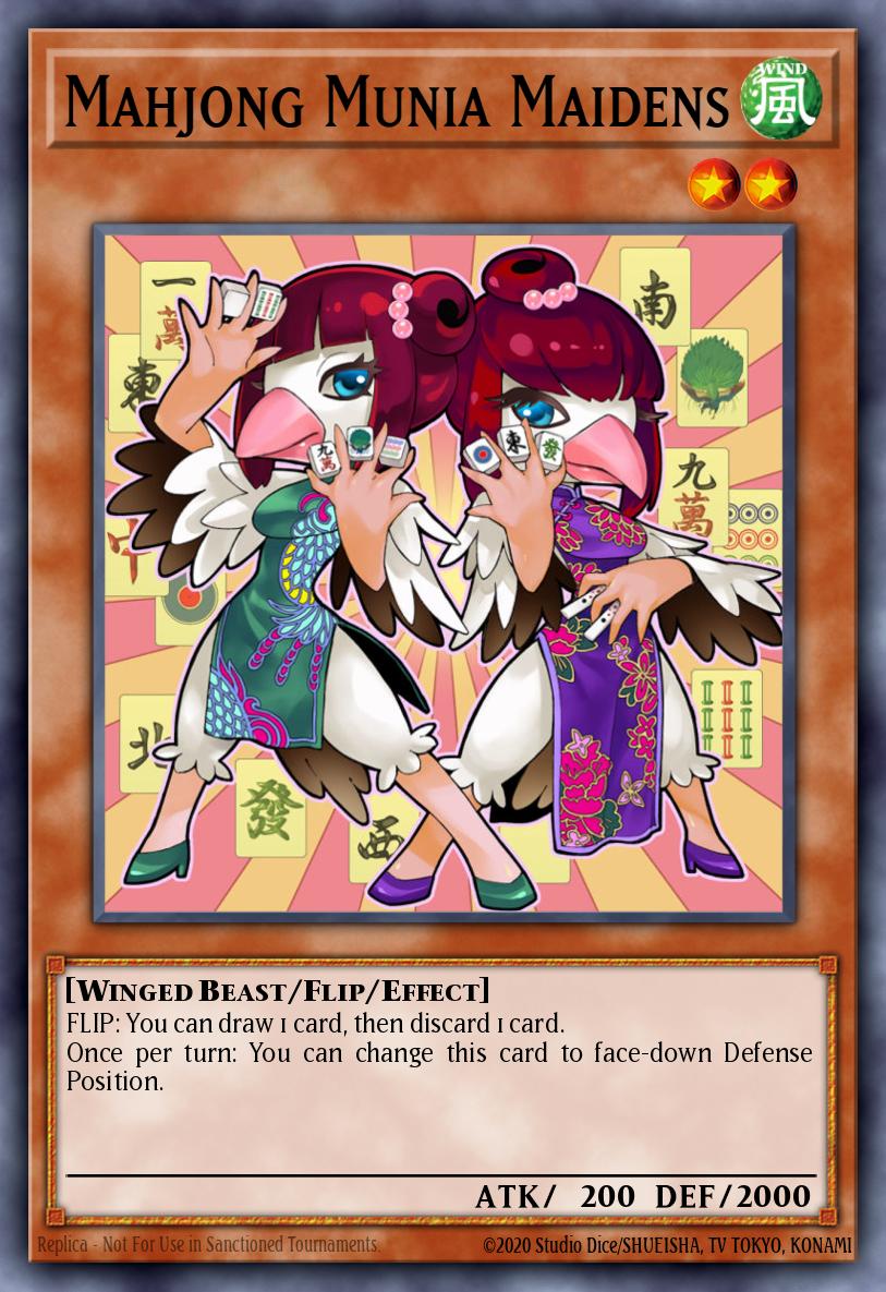 Mahjong Munia Maidens Common MP18-EN188 2018 Mega-Tin Mega Pack Yugioh card