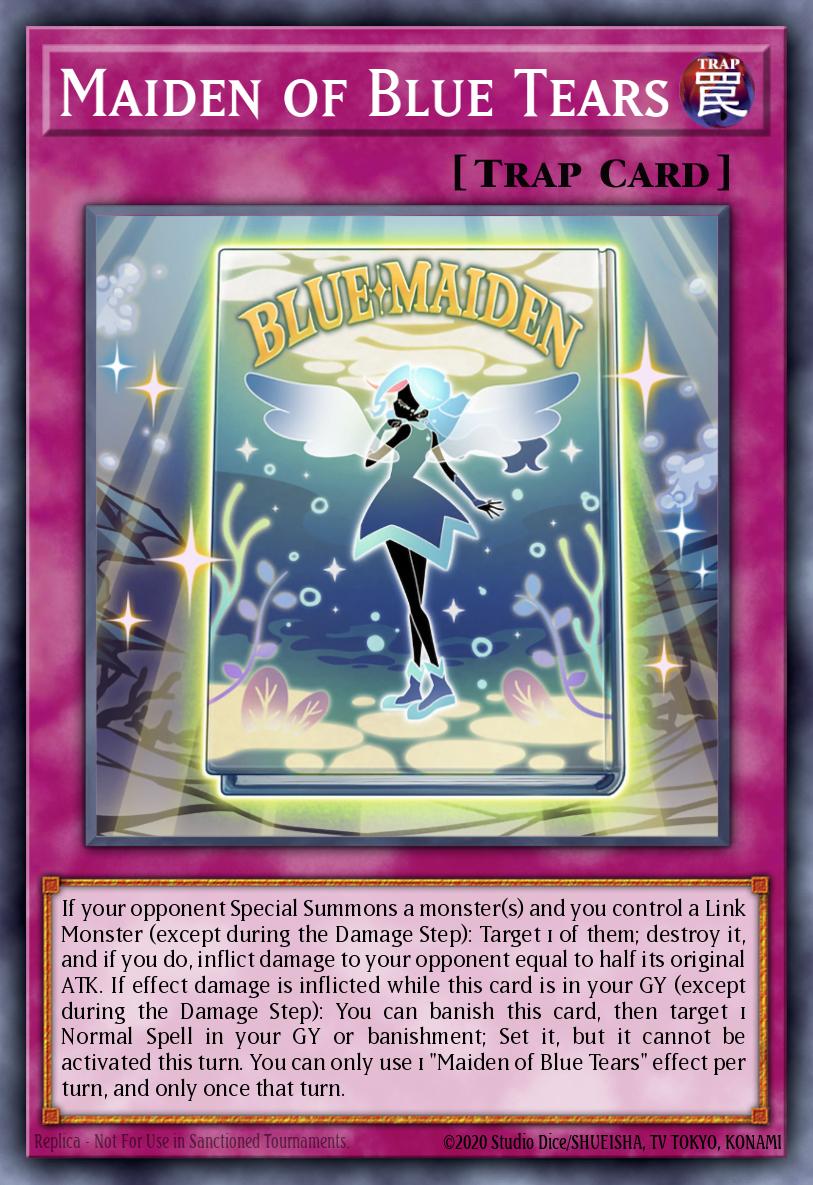 Maiden of Blue Tears New MZTM-EN031 Maze of the Master Yugioh card