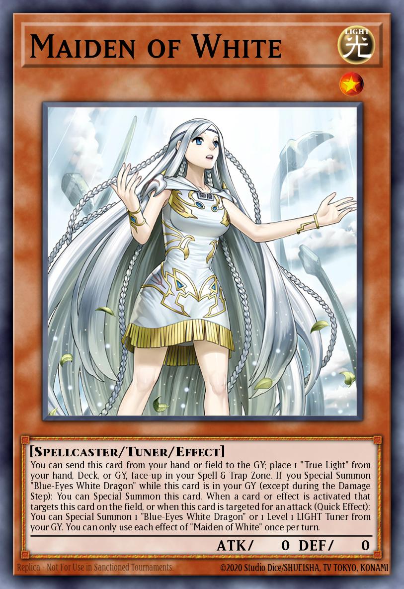 Maiden of White Secret Rare 25LP-EN018 Limited Pack World Championship 2025 Yugioh card