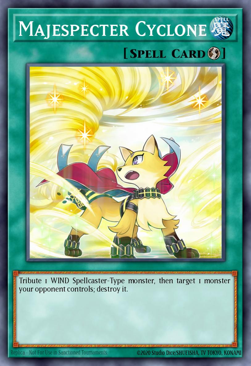 Majespecter Cyclone Super Rare DOCS-EN060 Dimension of Chaos Yugioh card