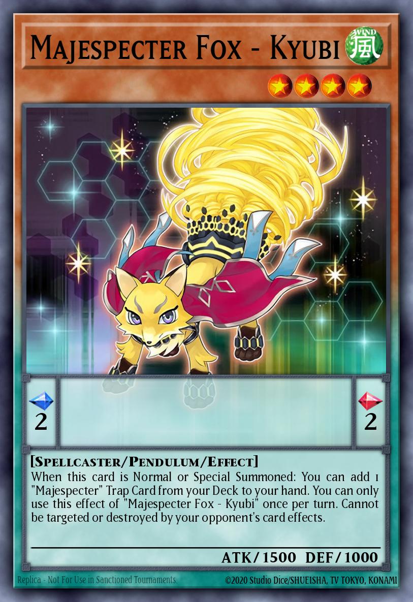 Majespecter Fox - Kyubi Common MP16-EN128 2016 Mega-Tin Mega Pack Yugioh card
