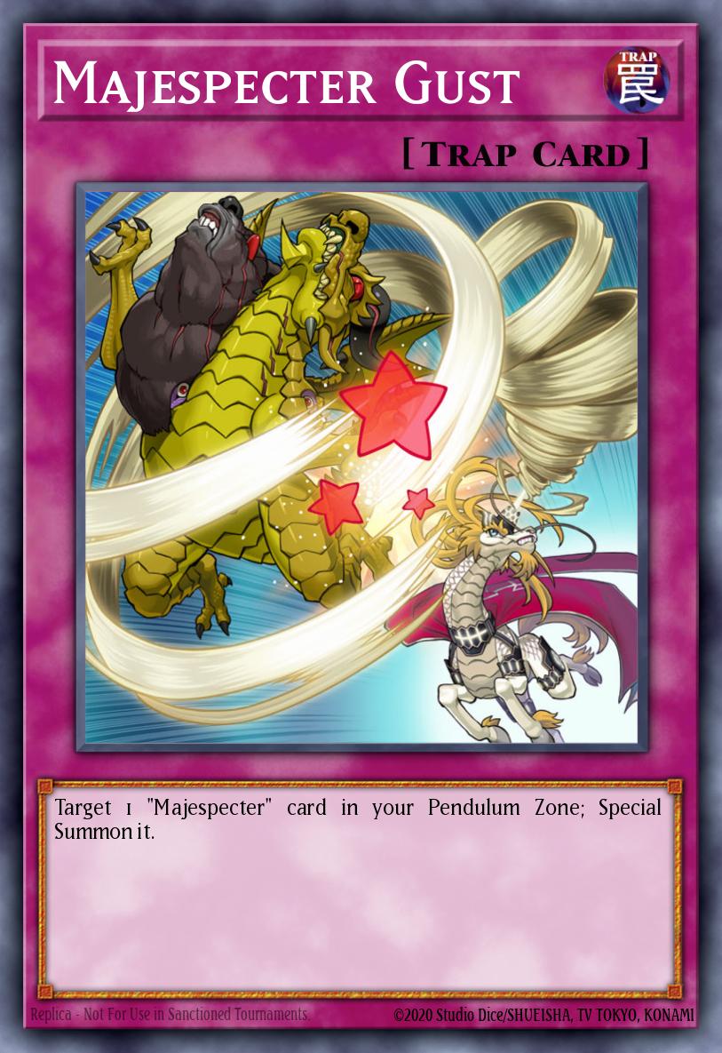 Majespecter Gust Common RATE-EN075 Raging Tempest Yugioh card