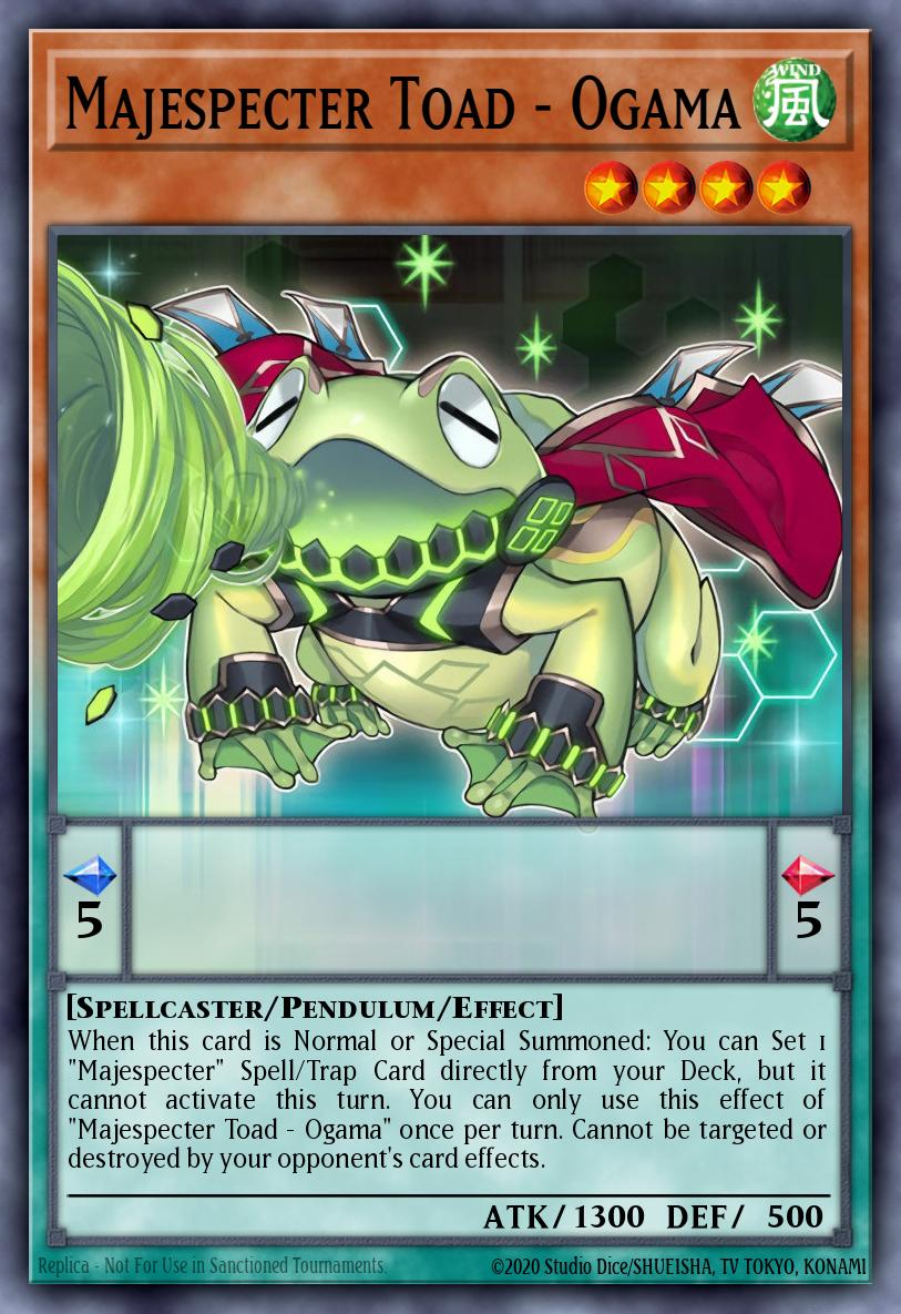 Majespecter Toad - Ogama Super Rare BOSH-EN030 Breakers of Shadow Yugioh card