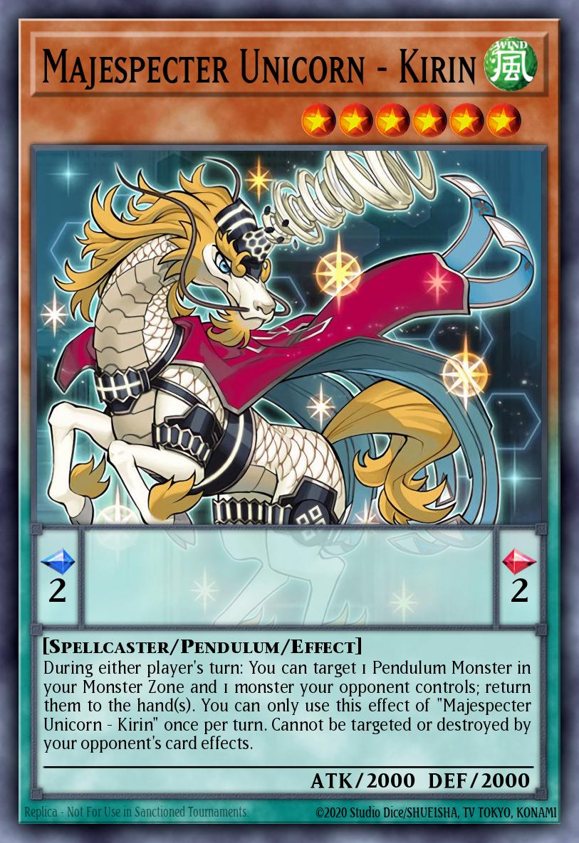 Majespecter Unicorn - Kirin Ultra Rare BLGG-EN065 Battles of Legend: Glorious Gallery Yugioh card