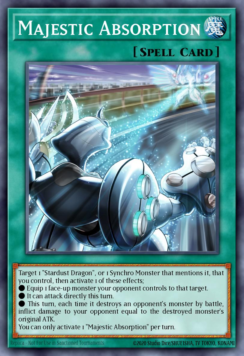 Majestic Absorption Common MP22-EN153 2022 Tin of the Pharaohs Gods Yugioh card