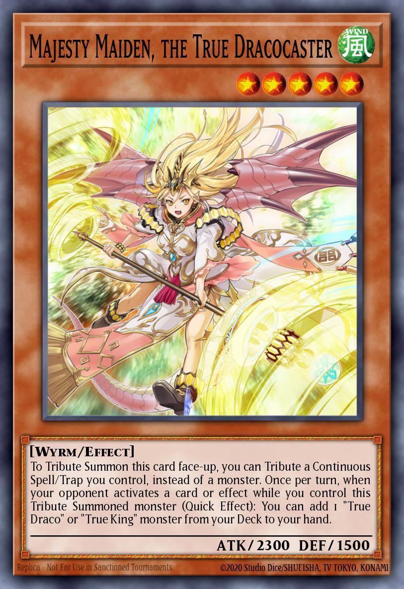 Majesty Maiden the True Dracocaster Ultra Rare MP18-EN004 2018 Mega-Tin Mega Pack Yugioh card