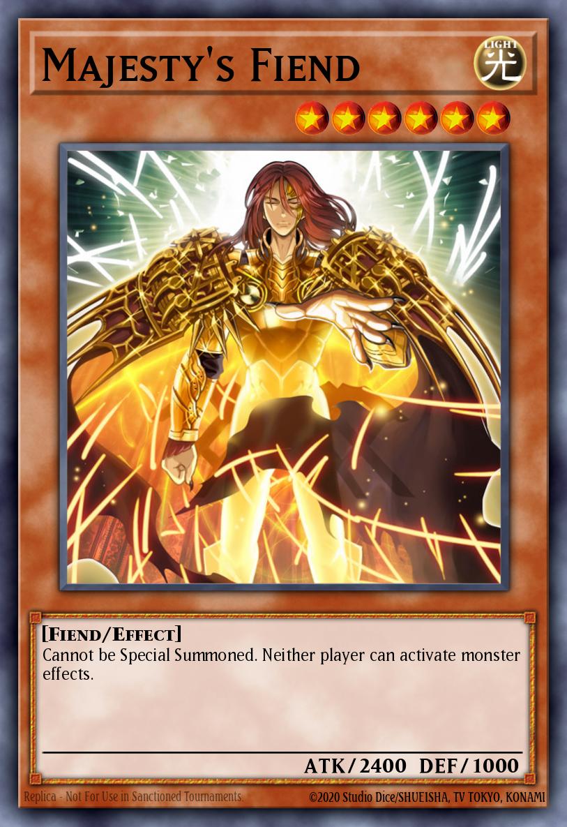Majestys Fiend Super Rare CT12-EN004 2015 Mega-Tins Yugioh card