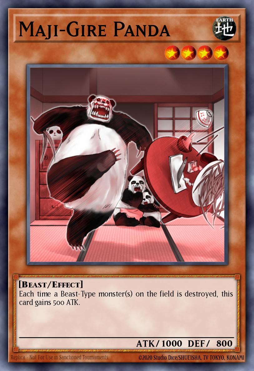 Maji-Gire Panda Common DR3-EN132 Dark Revelation Volume 3 Yugioh card