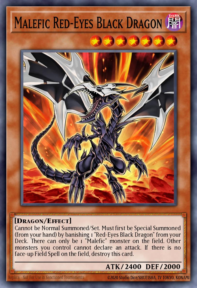 Malefic Red-Eyes Black Dragon Common LDS1-EN006 Legendary Duelists Season 1 Yugioh card