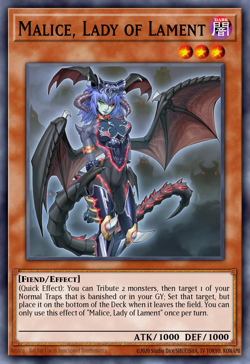 Malice Lady of Lament Prismatic Secret Rare MP21-EN060 2021 Tin of Ancient Battles Yugioh card
