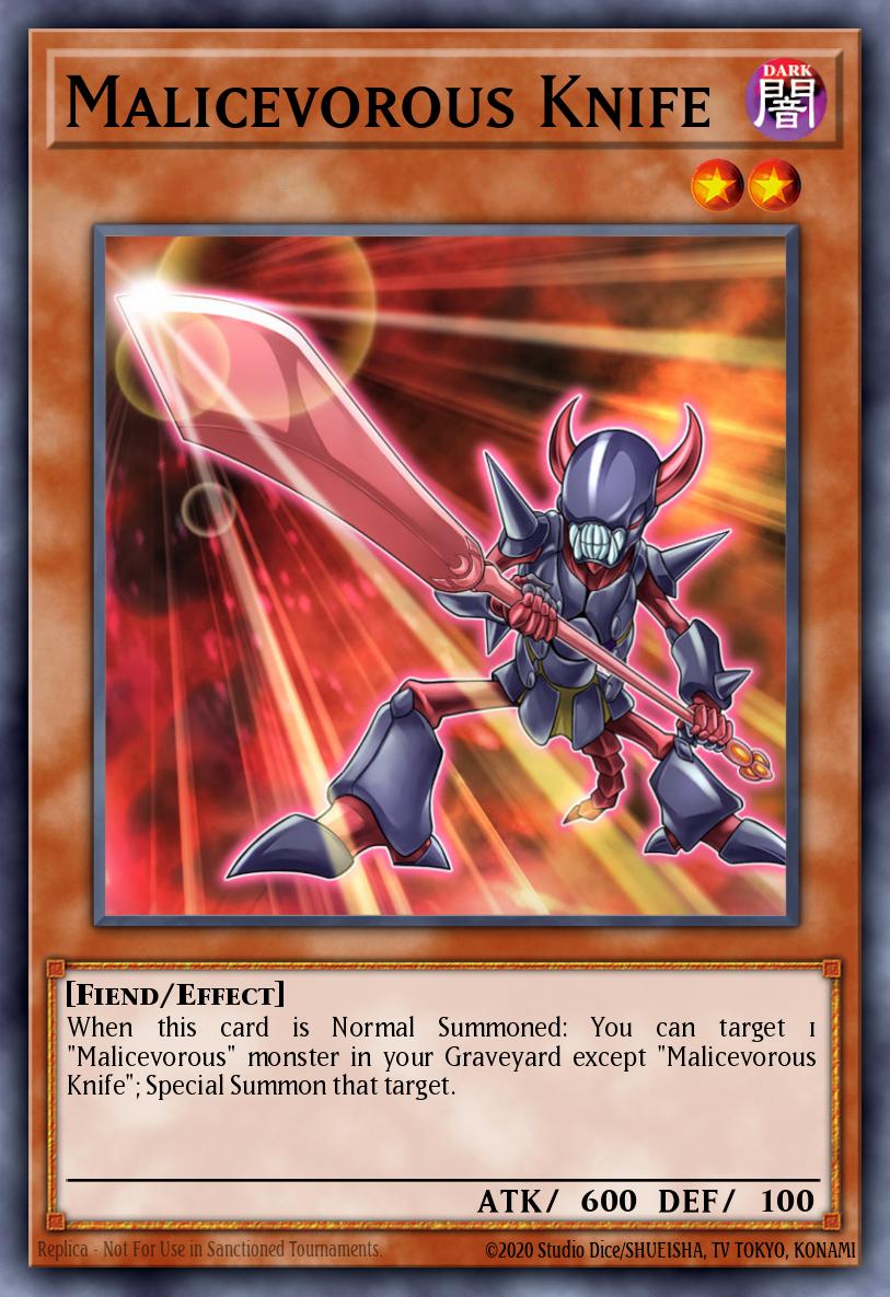Malicevorous Knife Common MP14-EN129 2014 Mega-Tin Mega Pack Yugioh card