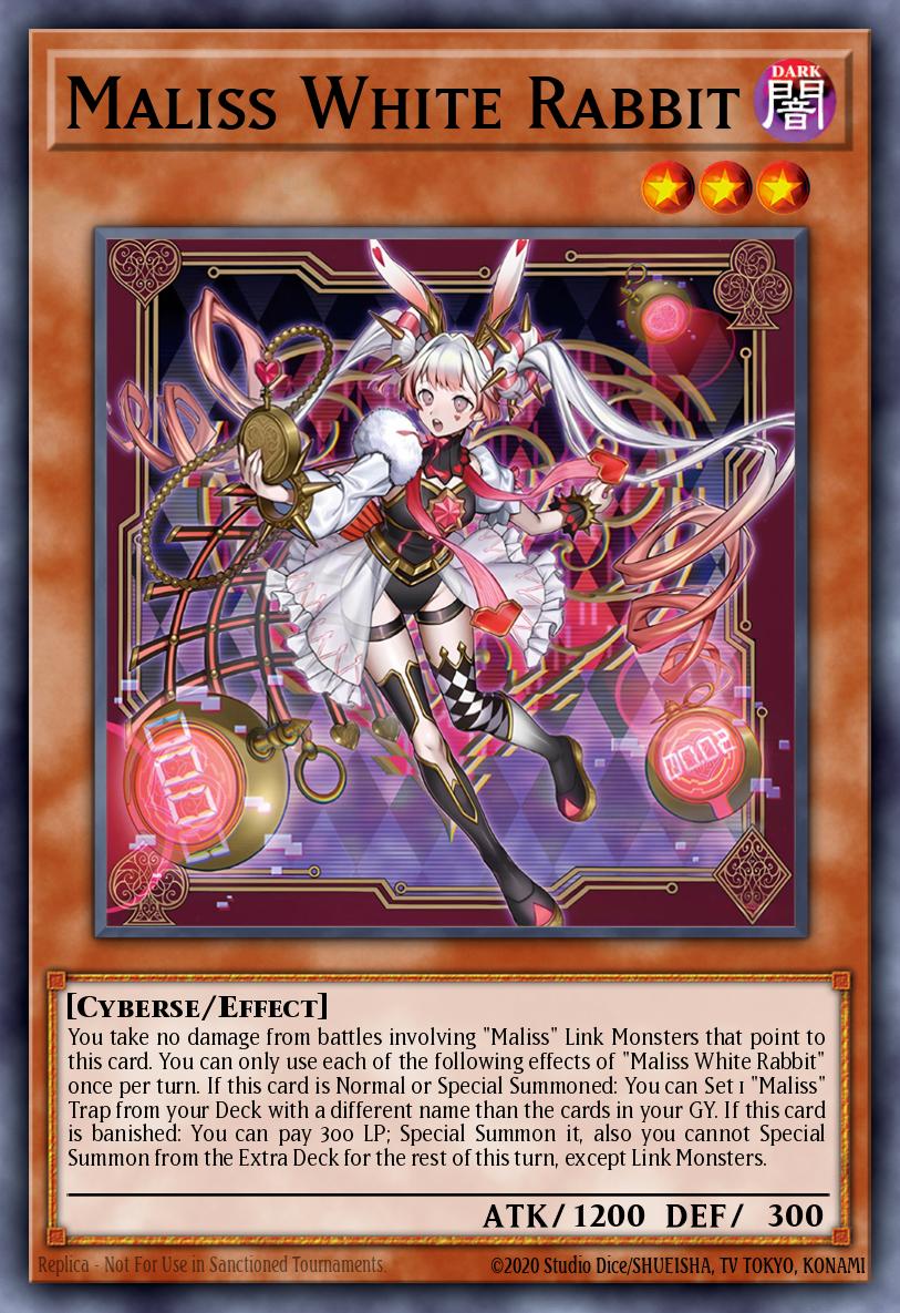 Maliss White Rabbit Prismatic Secret Rare MP25-EN122 2025 Mega-Pack Tin Yugioh card