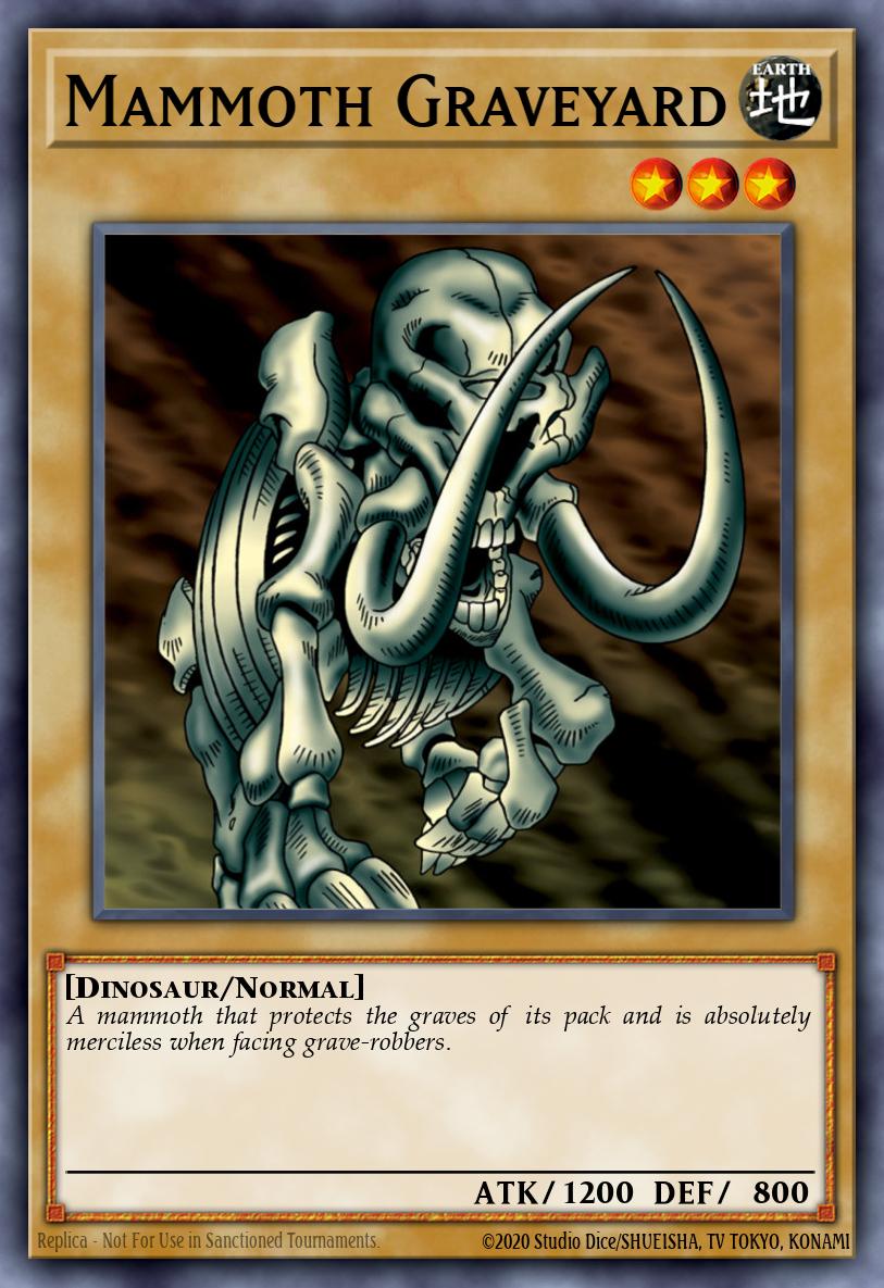 Mammoth Graveyard Common DB1-EN105 Dark Beginning 1 Yugioh card