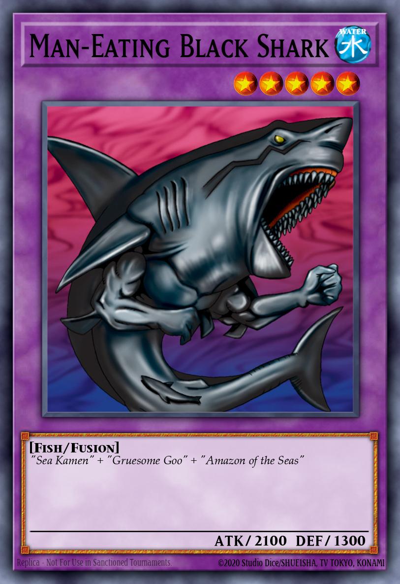 Man-Eating Black Shark Short Print AP06-EN021 Astral Pack Six Yugioh card