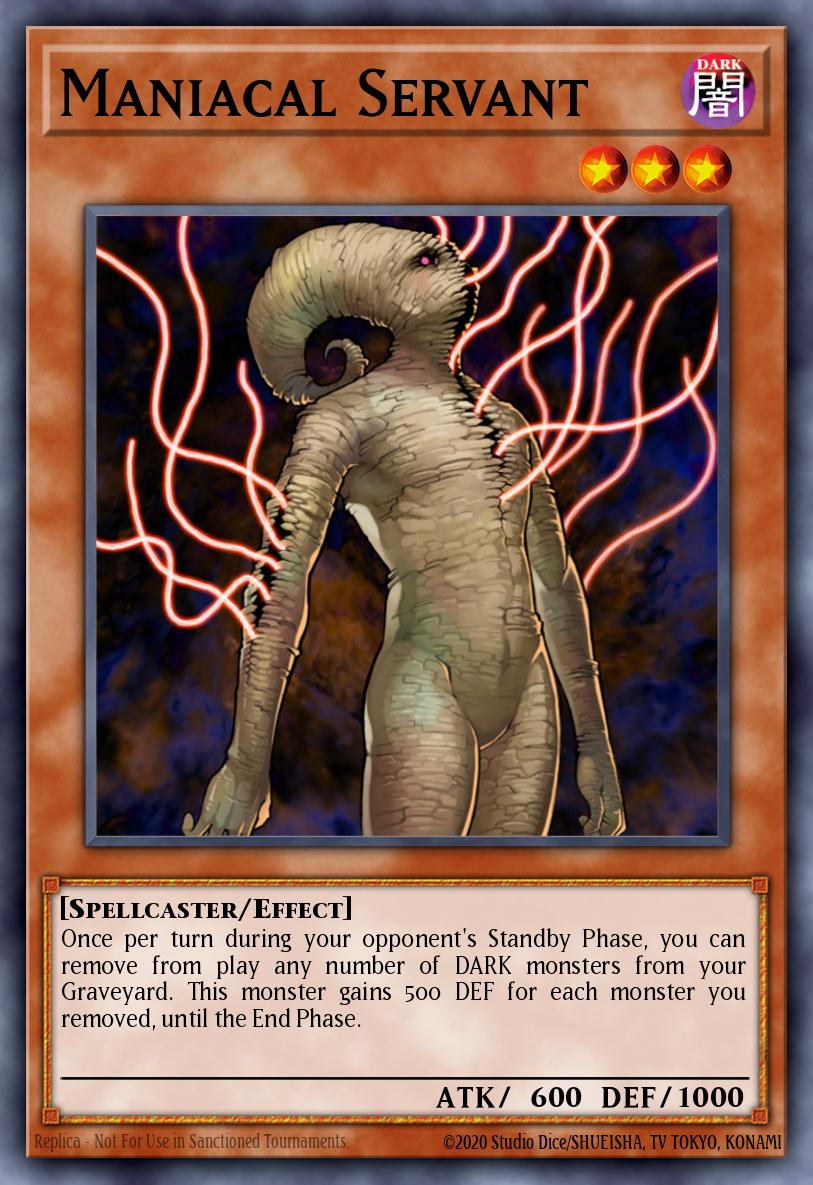 Maniacal Servant Rare LODT-EN085 Light of Destruction Yugioh card