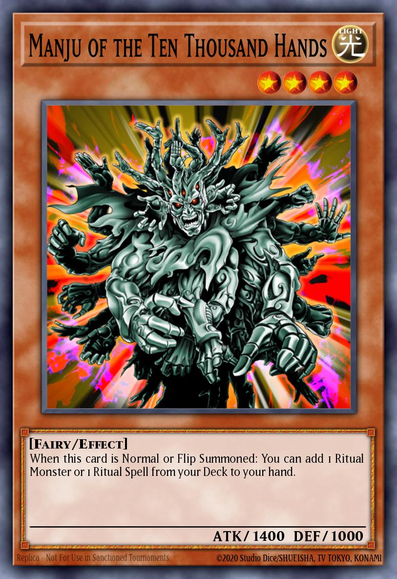 Manju of the Ten Thousand Hands Common L26D-ENM01 Legendary Modern Decks 2026 Yugioh card
