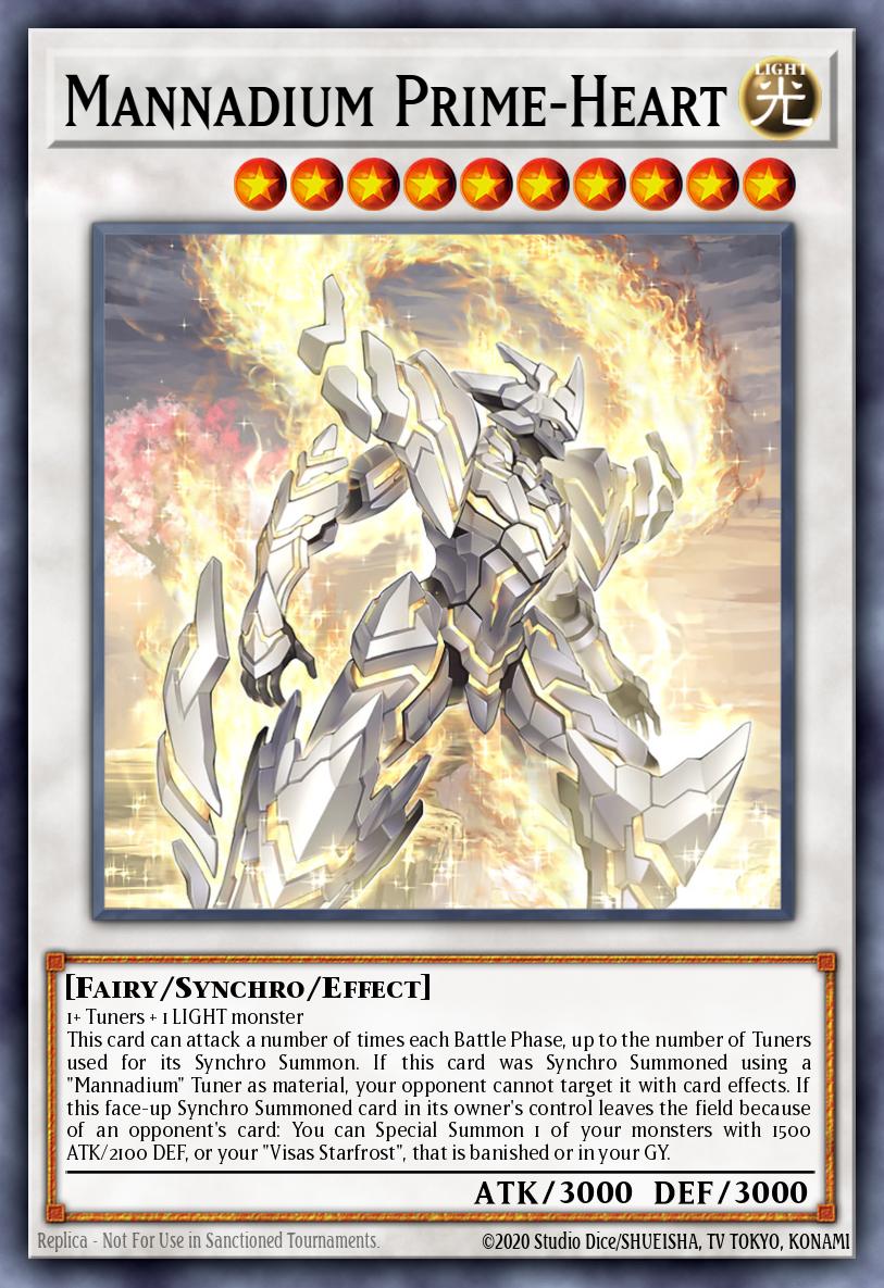 Mannadium Prime-Heart Ultra Rare STAS-EN044 2-Player Starter Set Yugioh card