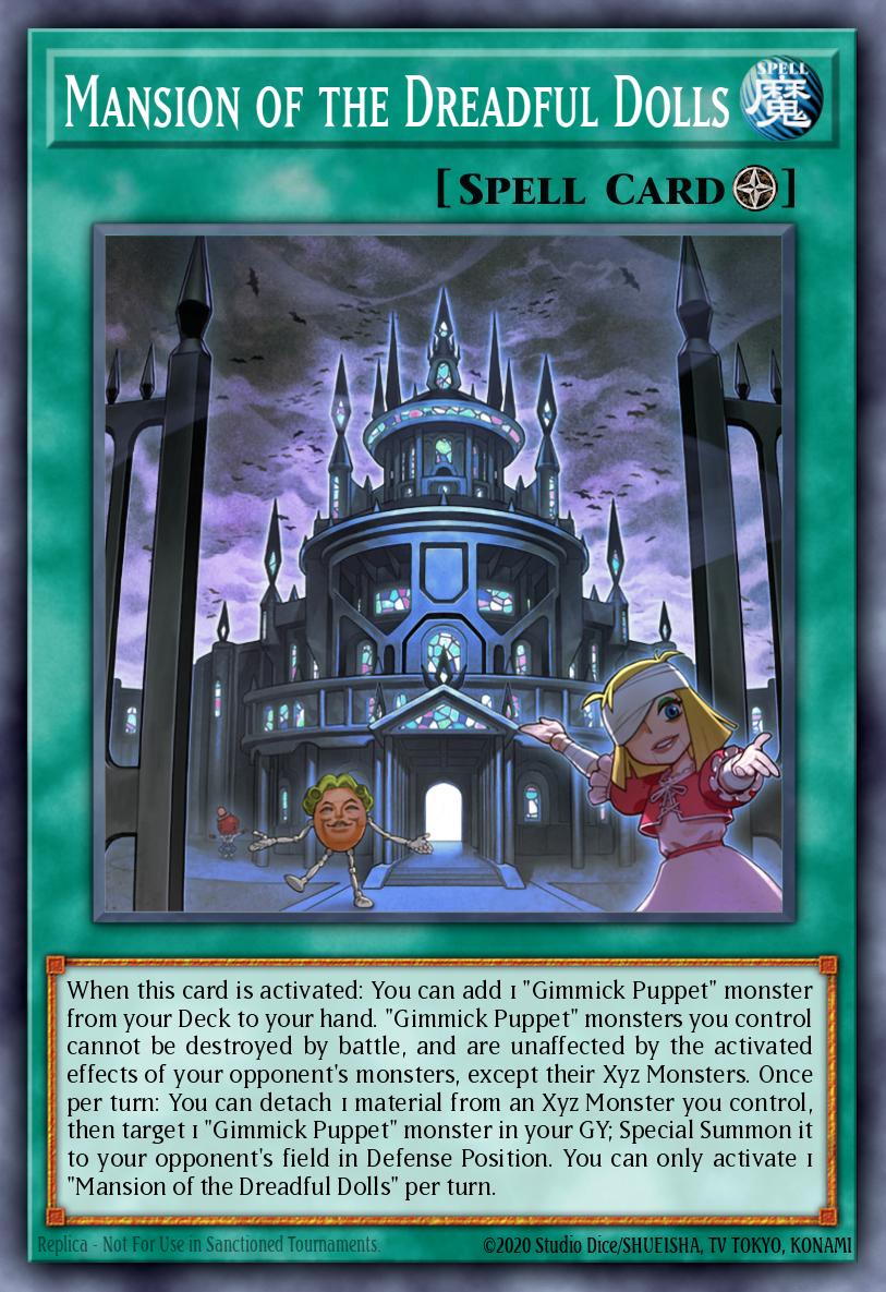 Mansion of the Dreadful Dolls Common MP25-EN390 2025 Mega-Pack Tin Yugioh card