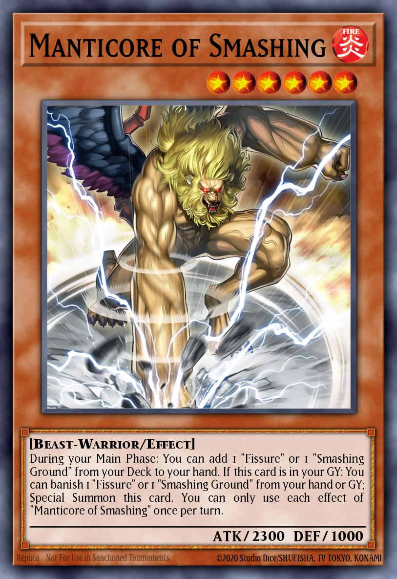 Manticore of Smashing Common MP24-EN314 25th Anniversary Tin Dueling Mirrors Yugioh card
