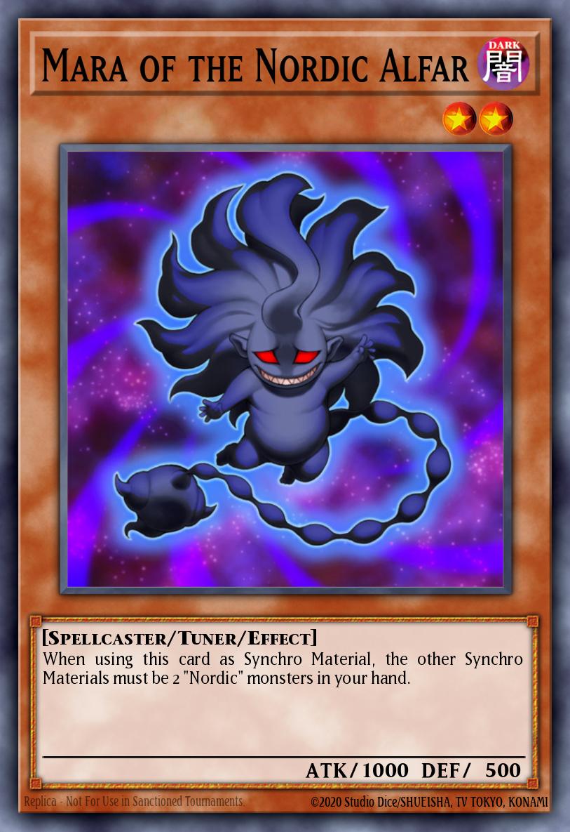 Mara of the Nordic Alfar Ultimate Rare EXVC-EN083 Extreme Victory Yugioh card