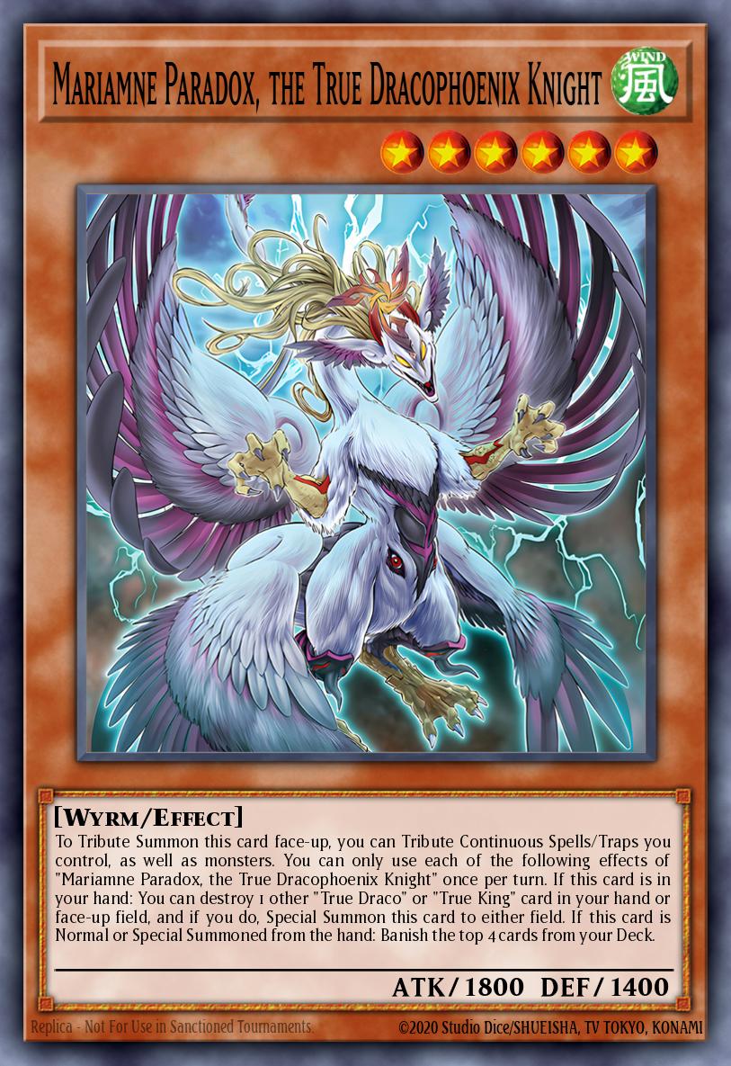 Mariamne Paradox, the True Dracophoenix Knight Super Rare OP30-EN007 OTS Tournament Pack 30 Yugioh card